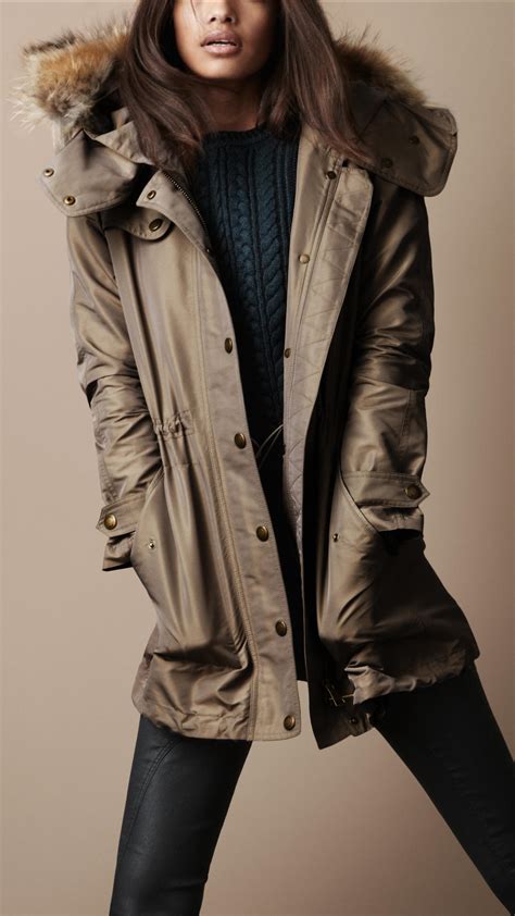 burberry womens parkas|burberry men's overcoat sale.